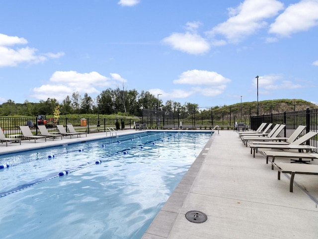 view of pool