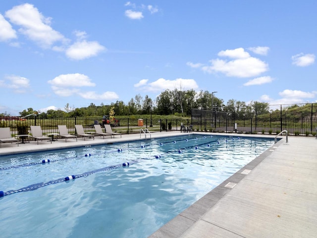 view of pool