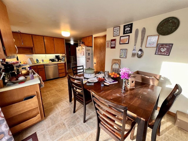 view of dining space