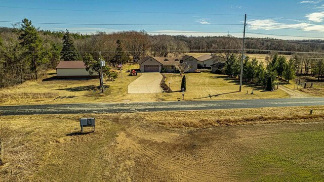 8325 S Avon Store Rd, Brodhead, WI 53520 - aerial view