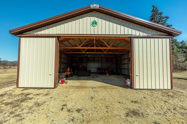 8325 S Avon Store Rd, Brodhead, WI 53520 - view of pole building