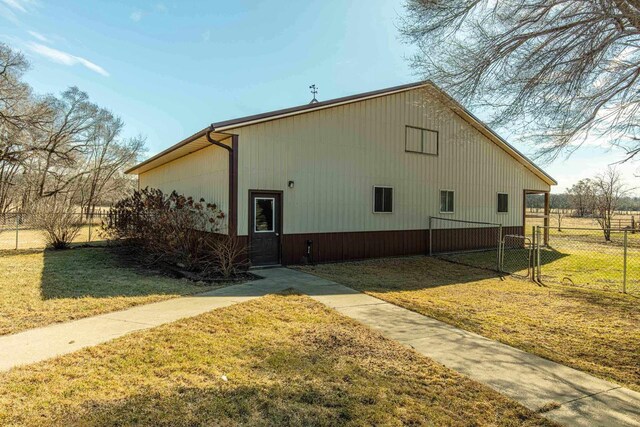 8325 S Avon Store Rd, Brodhead, WI 53520 - view of property exterior with a yard and fence