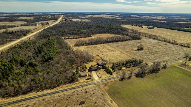 8325 S Avon Store Rd, Brodhead, WI 53520 - bird's eye view featuring a rural view