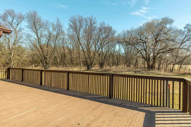 8325 S Avon Store Rd, Brodhead, WI 53520 - view of wooden deck
