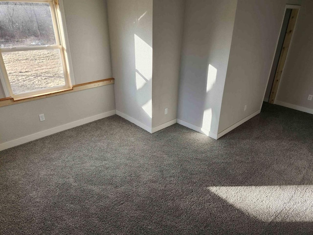 unfurnished room with carpet flooring