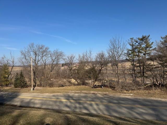 view of road featuring a rural view