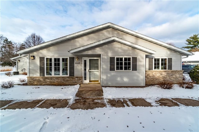 view of front of home