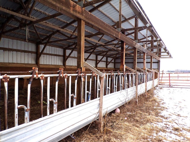 view of stable