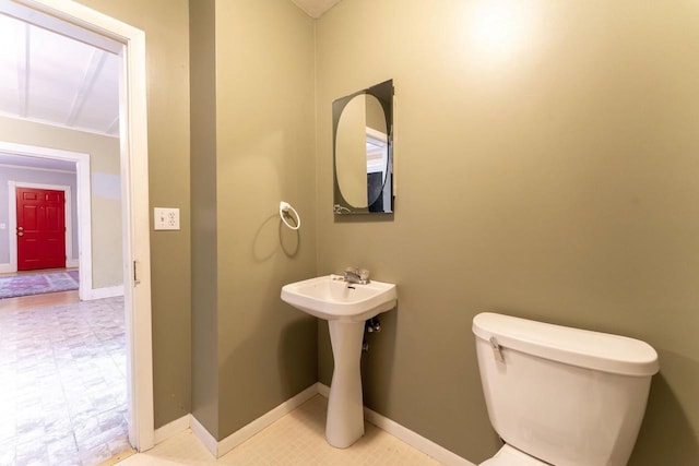 bathroom with toilet