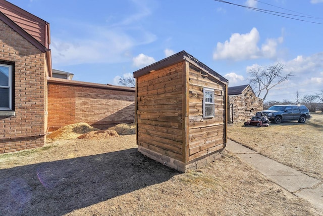 view of outdoor structure