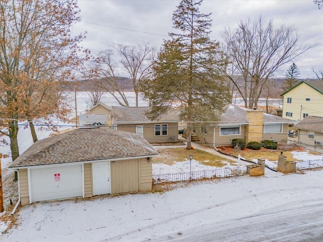 view of front of home