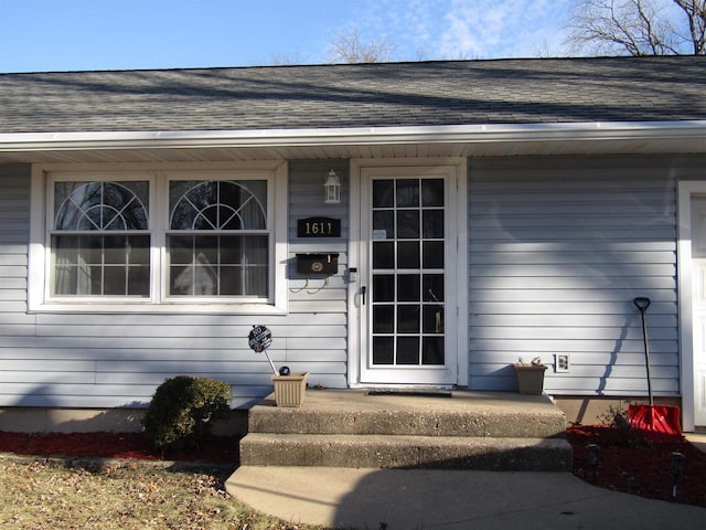 view of entrance to property