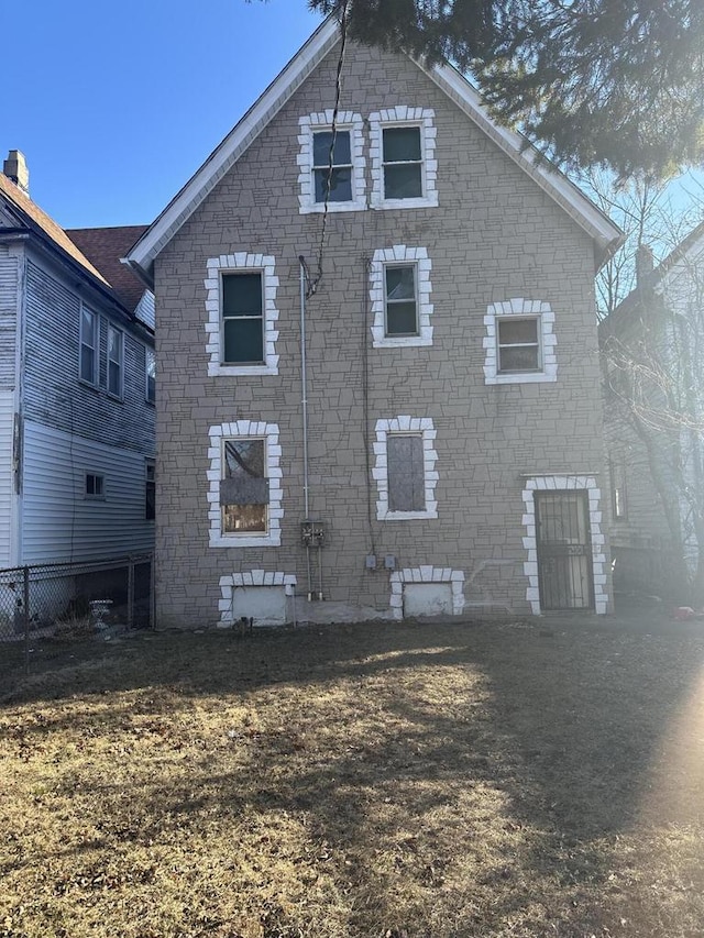 view of rear view of property