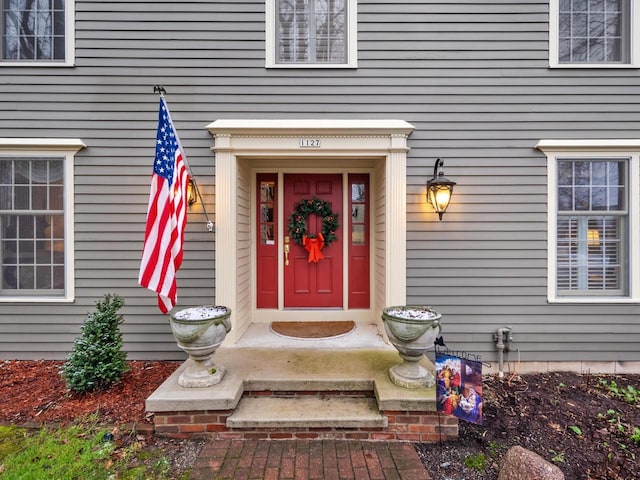 view of property entrance