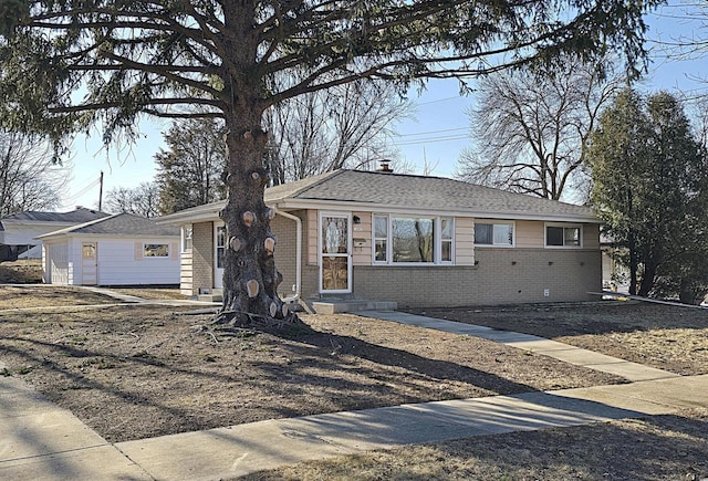 view of front of home