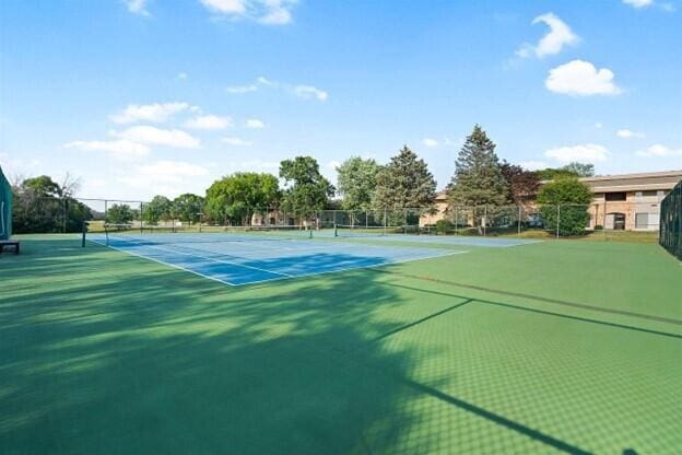 view of tennis court