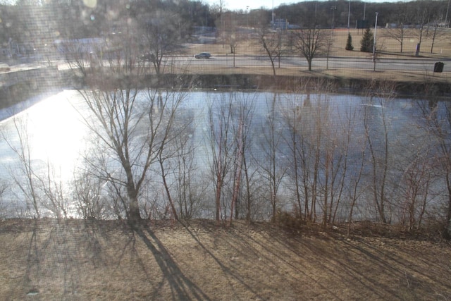 property view of water with a rural view