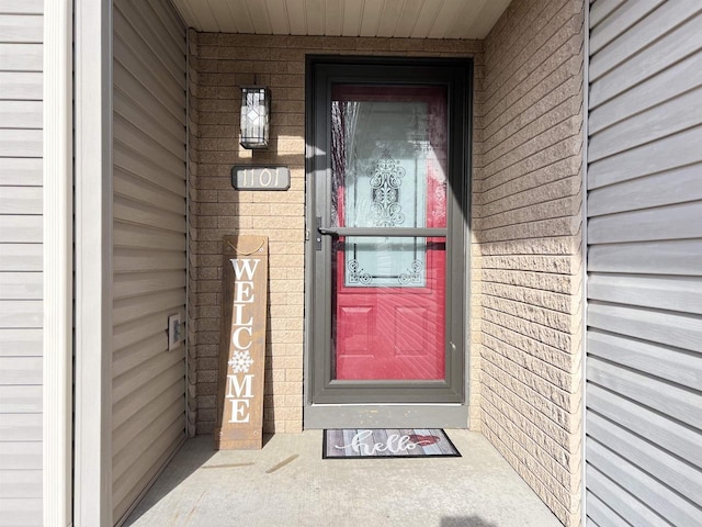 view of entrance to property