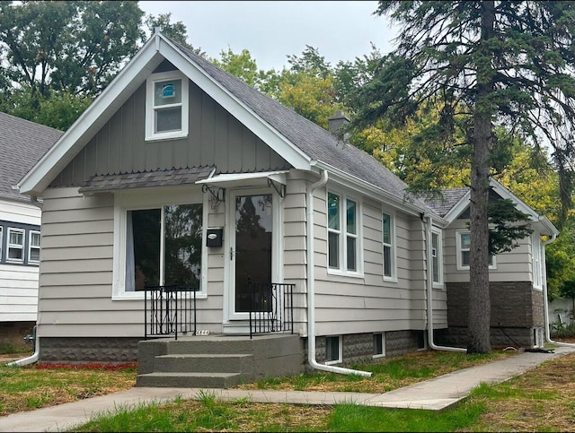 view of bungalow-style house