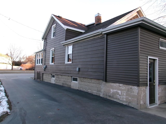 view of side of property