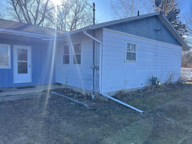 view of property exterior