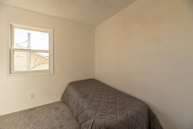 bedroom featuring carpet floors