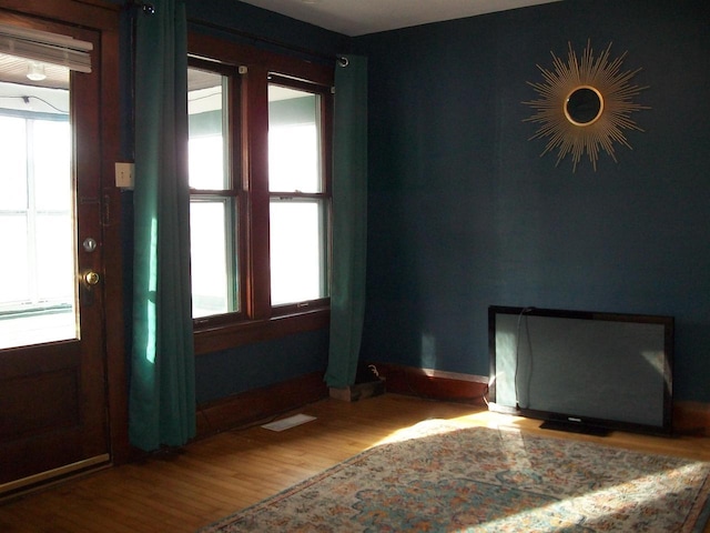 interior space featuring hardwood / wood-style flooring