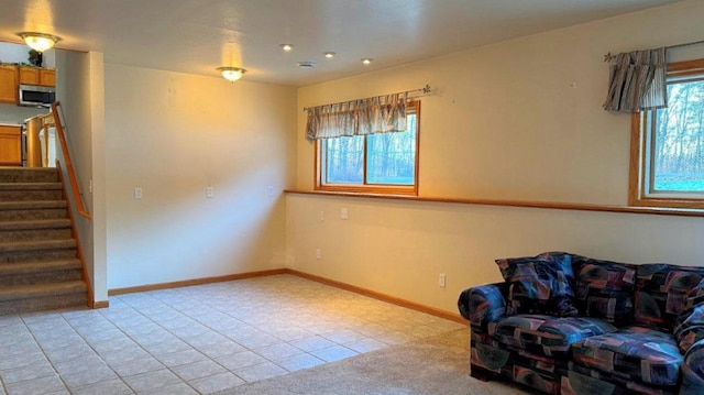 view of sitting room