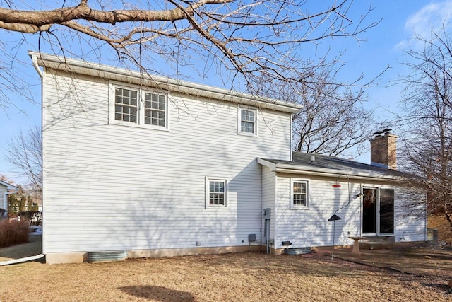 view of rear view of property