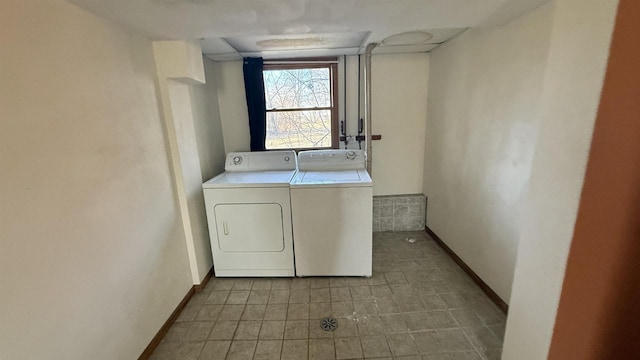 laundry room featuring washer and dryer