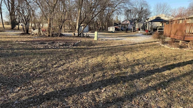 view of yard with a gazebo