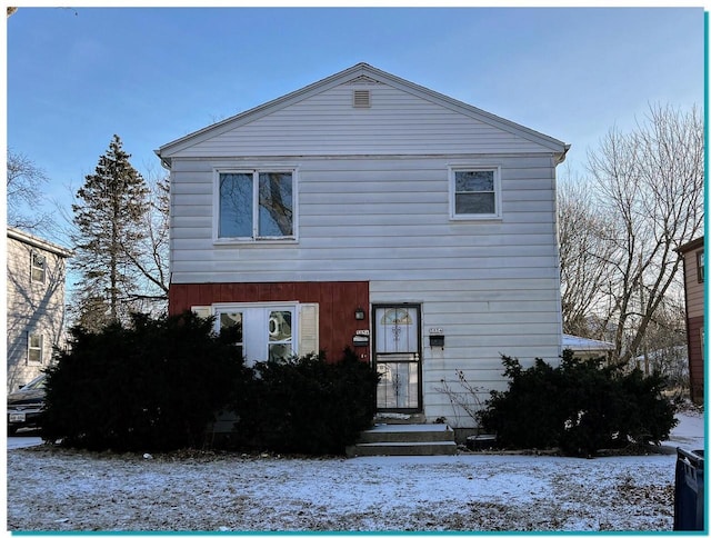 view of front of home