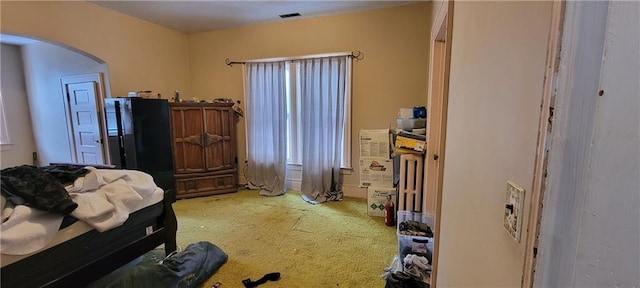 bedroom featuring carpet floors