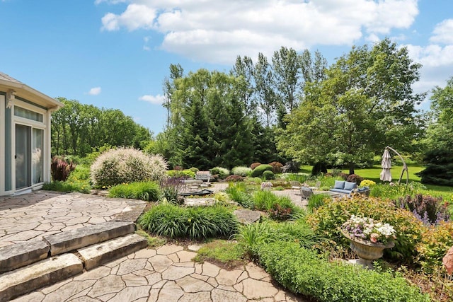 exterior space with a patio