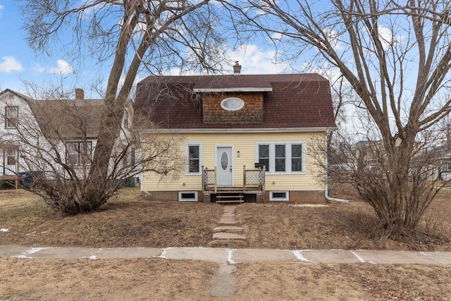 view of front of home