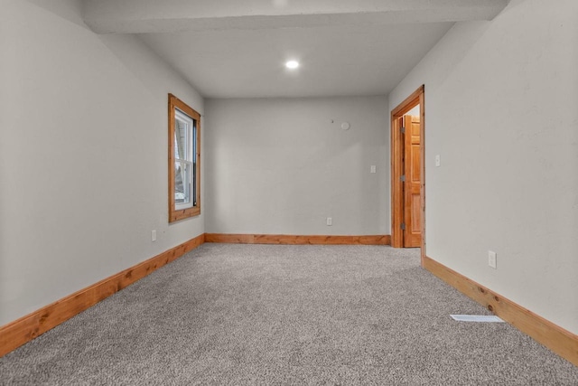 empty room with carpet floors