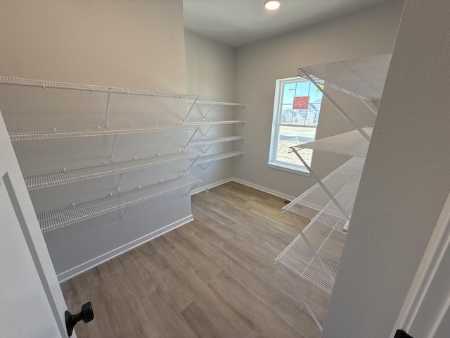 N118W1479 Mistletoe Rd, Germantown, WI 53022 - walk in closet with wood finished floors