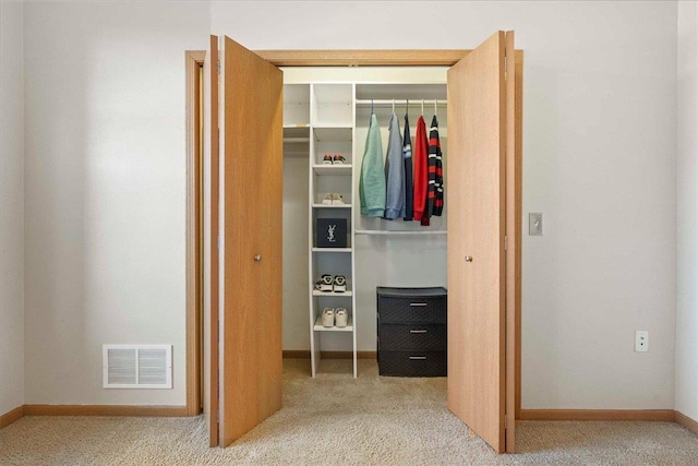 view of closet