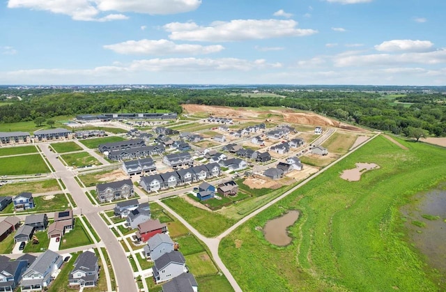 drone / aerial view featuring a residential view