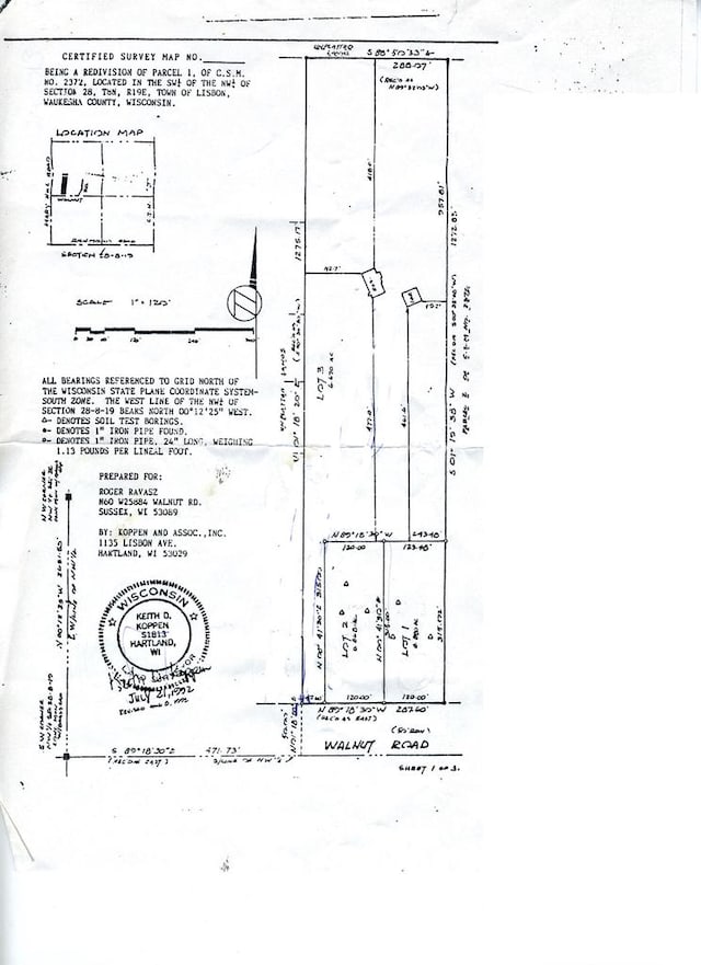 LT2 Walnut Rd, Lisbon WI, 53089 land for sale