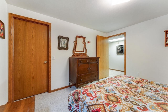 bedroom featuring a closet