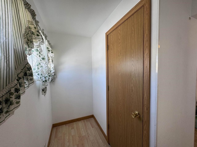 interior space featuring light hardwood / wood-style flooring