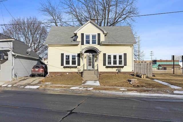 view of front of property