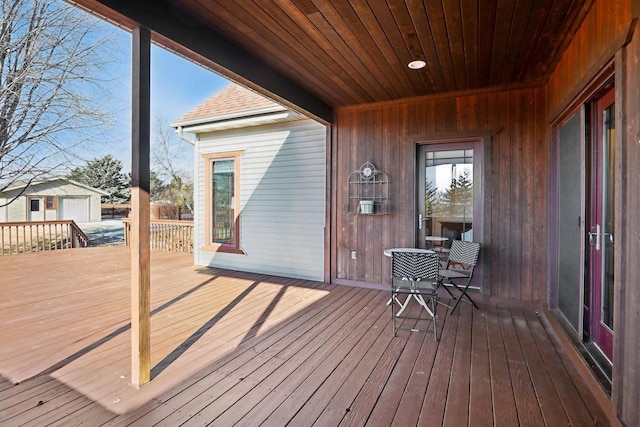 2743 Brooks Ridge Dr, Sun Prairie, WI 53590 - view of wooden terrace