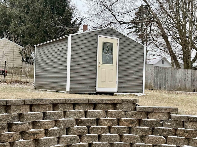 view of outbuilding