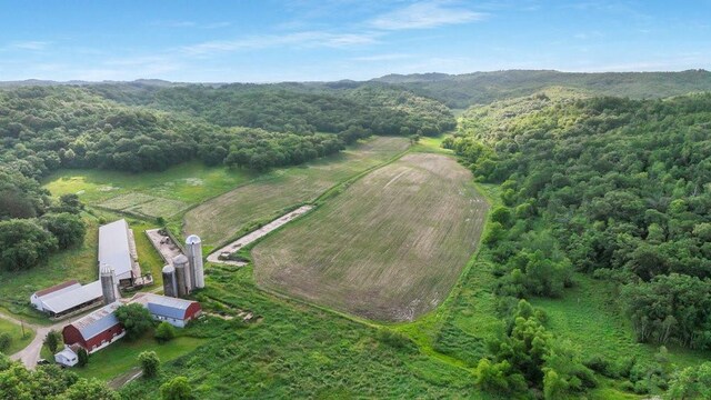N3684 Claire Rd, Taylor, WI 54659 - drone / aerial view with a rural view