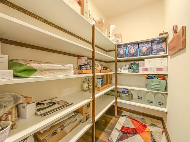 view of pantry