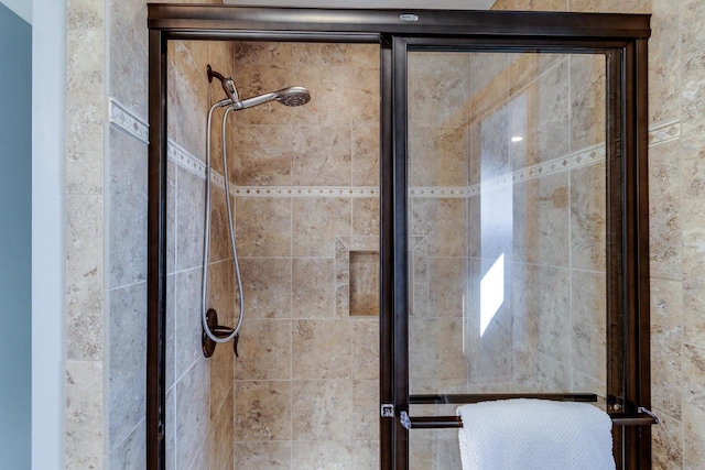 details with a stall shower