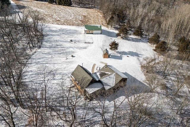 1726 Wynn Wood Ln, Harpers Ferry, IA 52146 - view of snowy aerial view