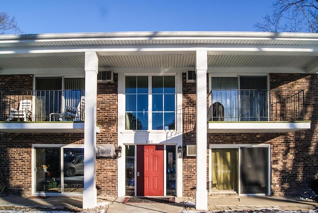 view of rear view of property